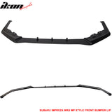 2015-2017 Subaru WRX STI MP MPX Painted Front Bumper Lip ABS
