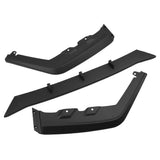 2015-2017 Subaru WRX STI MPX Style Matte Black Front Bumper Lip PP 3PC