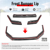2015-2021 Subaru WRX & WRX STI OI Style Carbon Fiber Front Bumper Lip Spoiler Air Dam Chin 3PCS