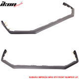 2015-2017 Subaru WRX STI Carbon Paint Front Bumper Lip Spoiler ABS
