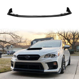 2018-2021 Subaru WRX STI S208 Style Unpainted Front Bumper Lip PU