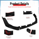 2011-2014 Subaru Impreza WRX & WRX STI IKON Style Gloss Black Front Bumper Lip PP