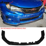 2011-2014 Subaru Impreza WRX & WRX STI IKON Style Gloss Black Front Bumper Lip PP
