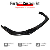 2008-2010 Subaru Impreza WRX STI IKON Style Gloss Black Front Bumper Lip PP