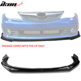 2008-2010 Subaru Impreza WRX STI IKON Style Gloss Black Front Bumper Lip PP