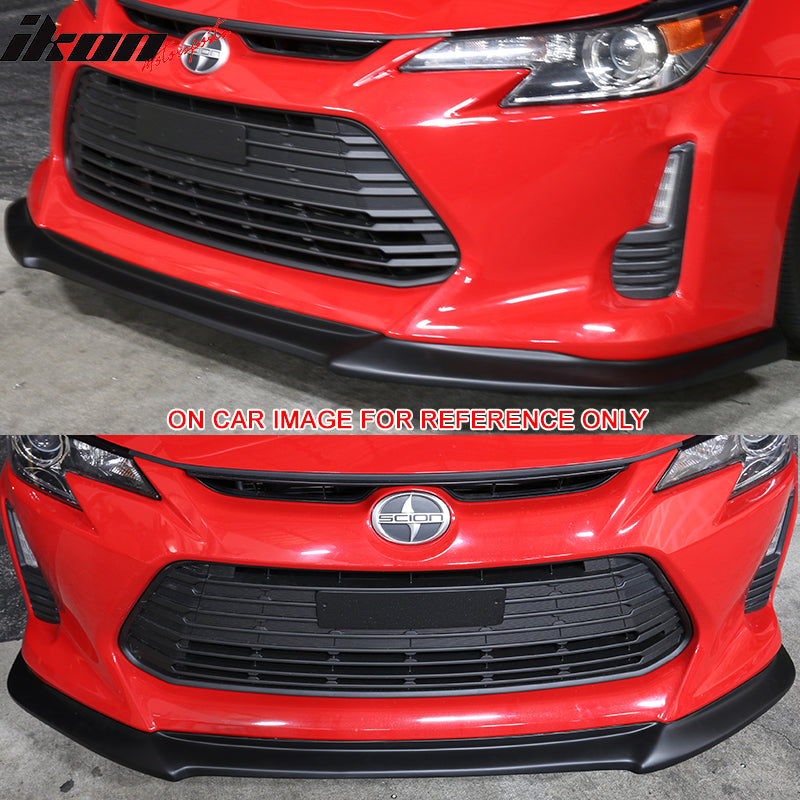 2014-2016 Scion tC 2.5 Painted Black #202 Front Bumper Lip PU