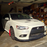 Universal CS2 Style PU Front Bumper Lip Lower Spoiler Unpainted