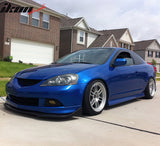 Universal CS2 Style PU Front Bumper Lip Lower Spoiler Unpainted