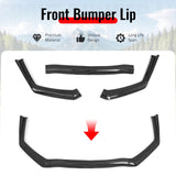 2015-2021 Subaru WRX & WRX STI Gloss Black Front Bumper Lip Spoiler PP 3PCS Set