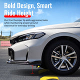 1992-1995 Honda Civic 2Dr Type TR Style Unpainted Front Bumper Lip PU