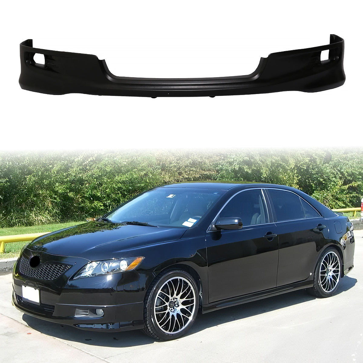 2007-2009 Toyota Camry Factory SE Style Front Bumper Lip Spoiler PU
