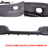 2010-2011 Toyota Camry Unpainted PU Front Bumper Lip Spoiler