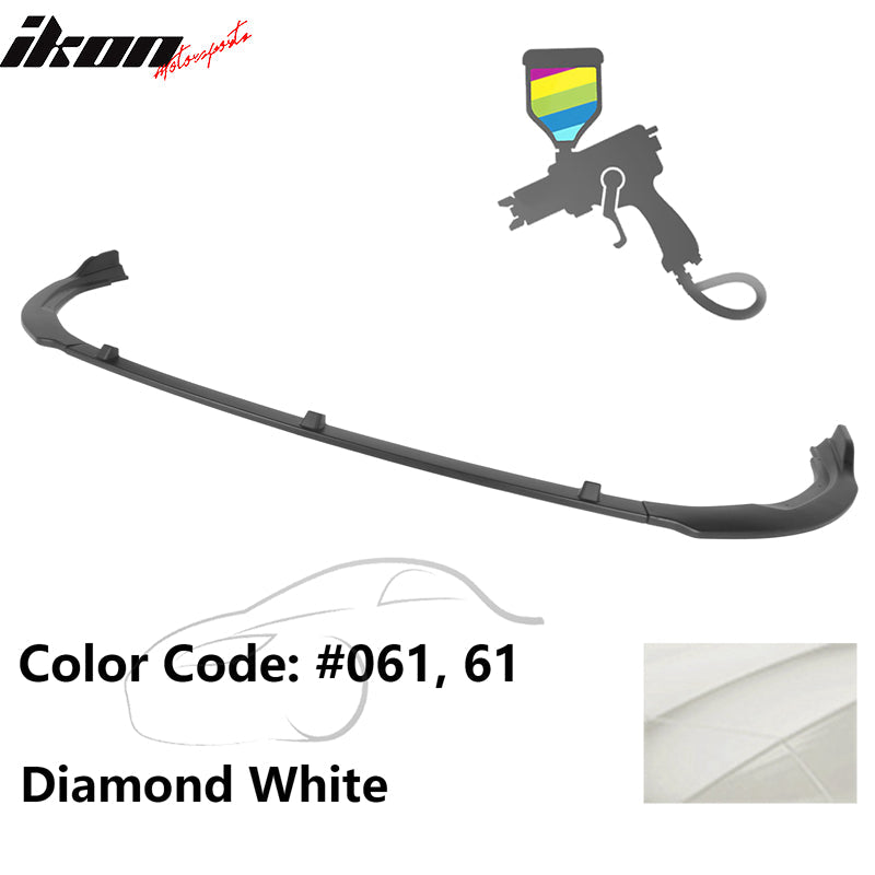 2018-2020 Toyota Camry LE Style Front Bumper Lip PP 4Dr