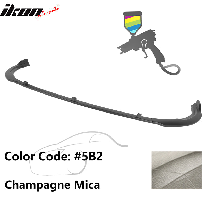 2018-2020 Toyota Camry LE Style Front Bumper Lip PP 4Dr