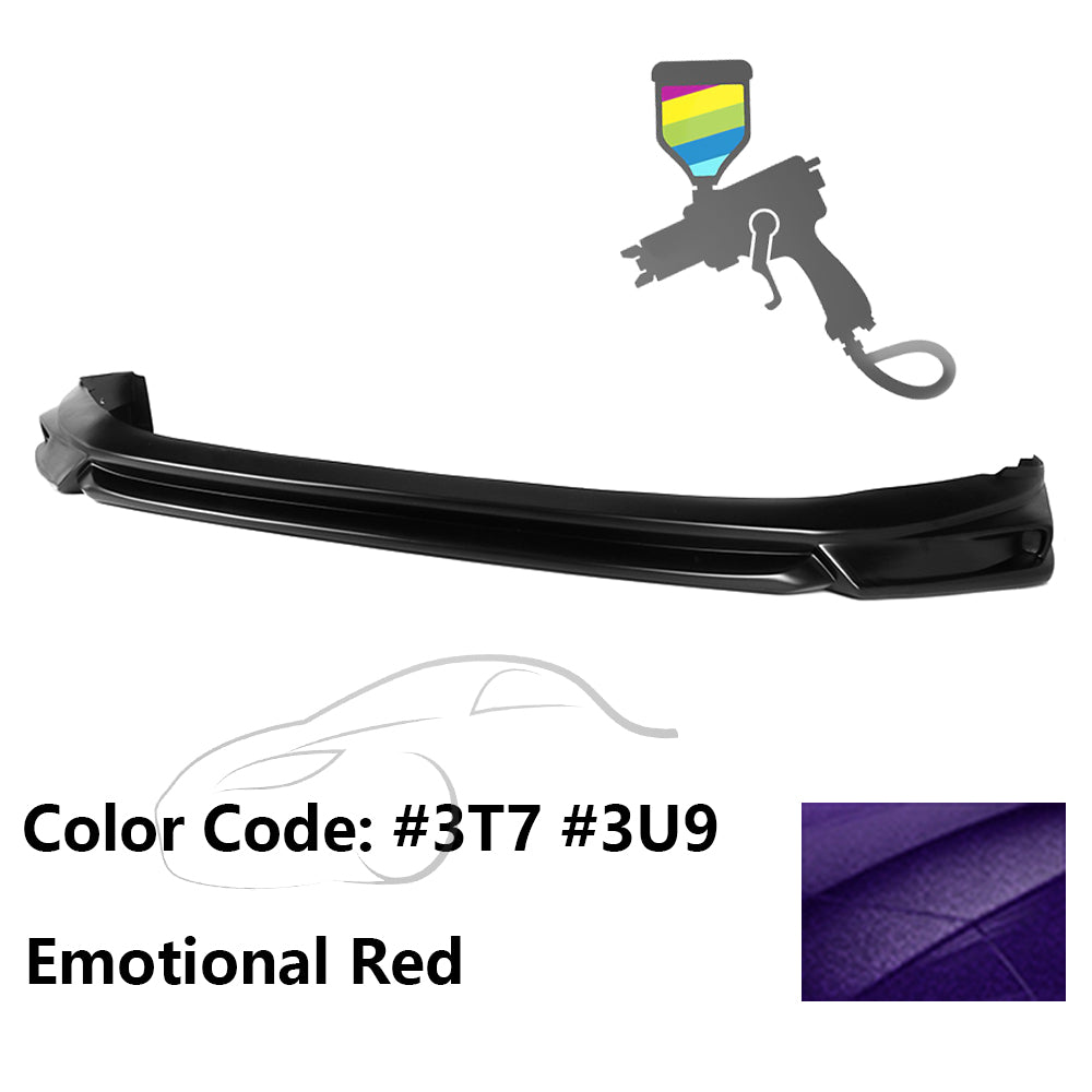 2018-2020 Toyota Camry LE IKON Style Painted Front Bumper Lip PP