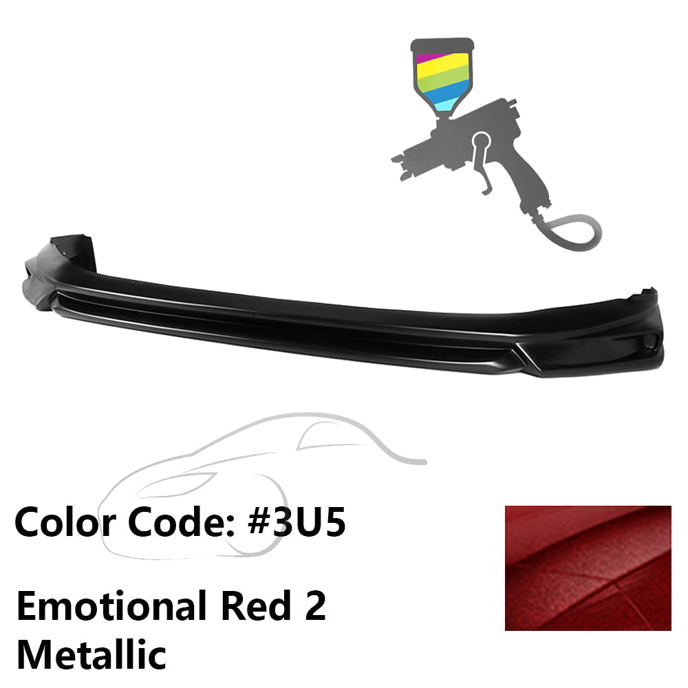 2018-2020 Toyota Camry LE IKON Style Painted Front Bumper Lip PP