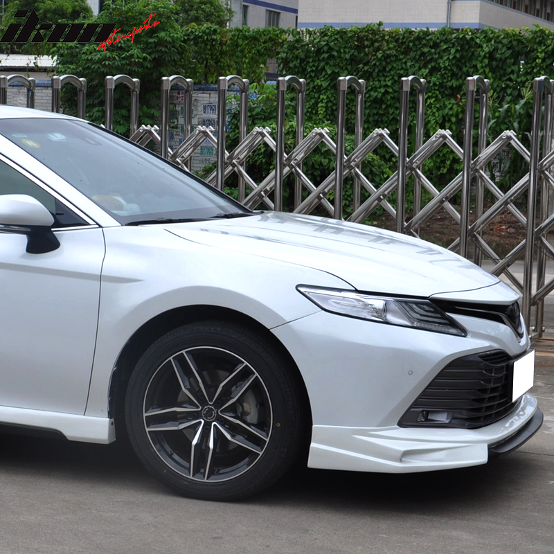 2018-2020 Toyota Camry LE IKON Style Painted Front Bumper Lip PP