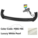 2018-2020 Toyota Camry XLE LE V2 Style Painted Front Bumper Lip PP 3PC