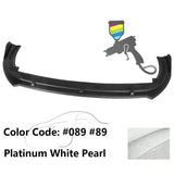 2018-2020 Toyota Camry XLE LE V2 Style Painted Front Bumper Lip PP 3PC