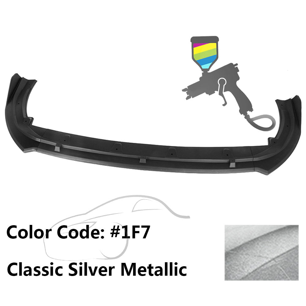 2018-2020 Toyota Camry XLE LE V2 Style Painted Front Bumper Lip PP 3PC