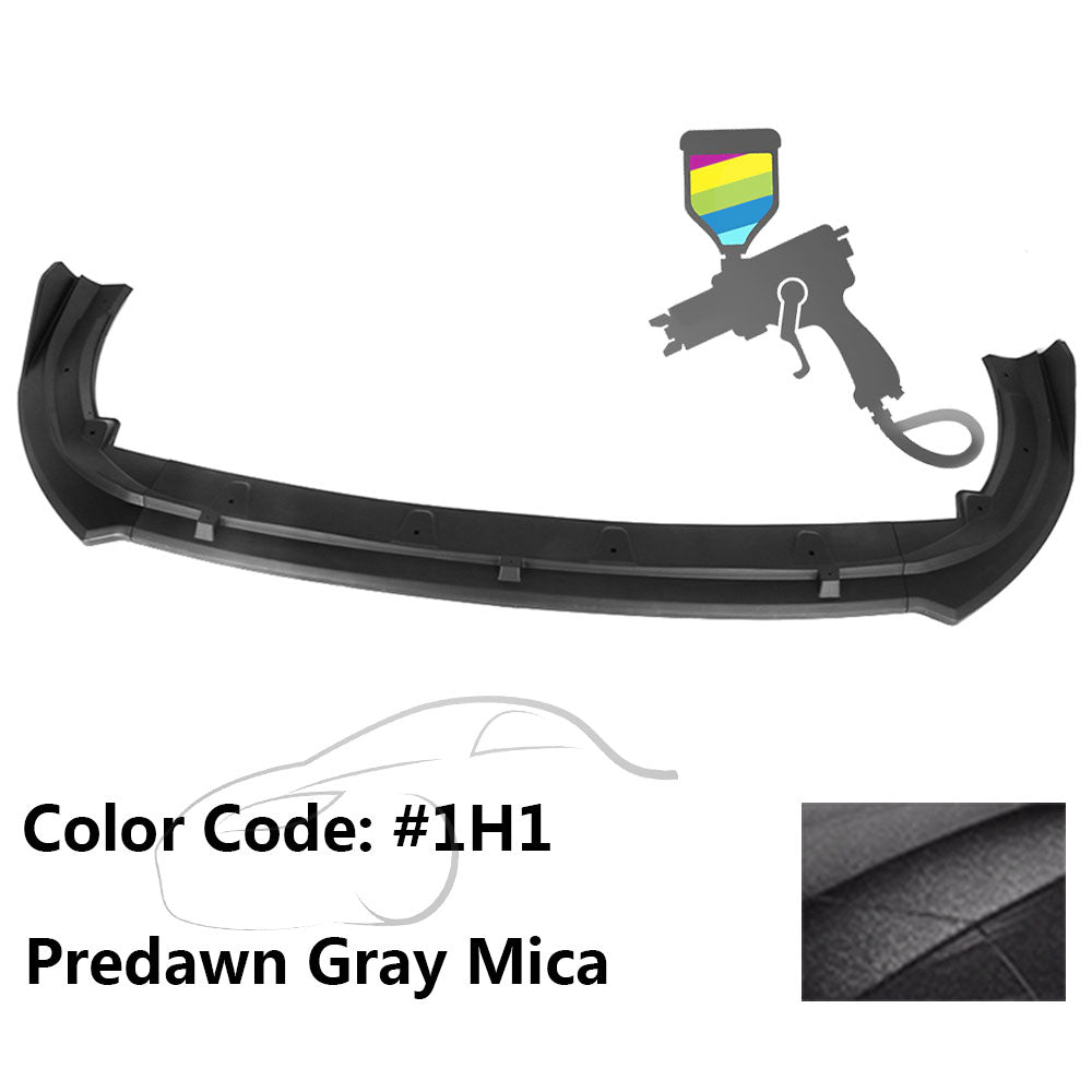 2018-2020 Toyota Camry XLE LE V2 Style Painted Front Bumper Lip PP 3PC