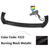 2018-2020 Toyota Camry XLE LE V2 Style Painted Front Bumper Lip PP 3PC