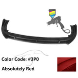 2018-2020 Toyota Camry XLE LE V2 Style Painted Front Bumper Lip PP 3PC