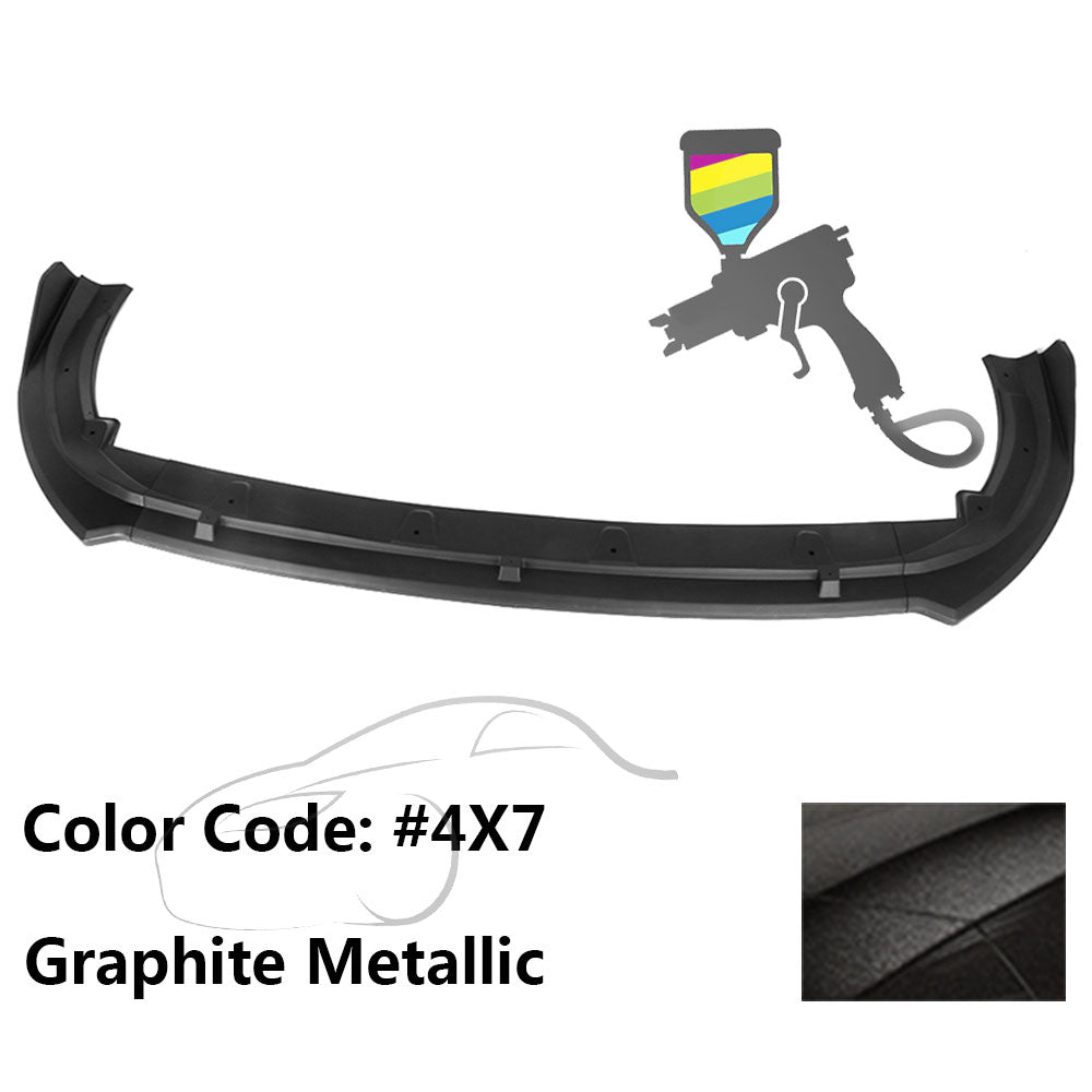 2018-2020 Toyota Camry XLE LE V2 Style Painted Front Bumper Lip PP 3PC