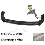 2018-2020 Toyota Camry XLE LE V2 Style Painted Front Bumper Lip PP 3PC