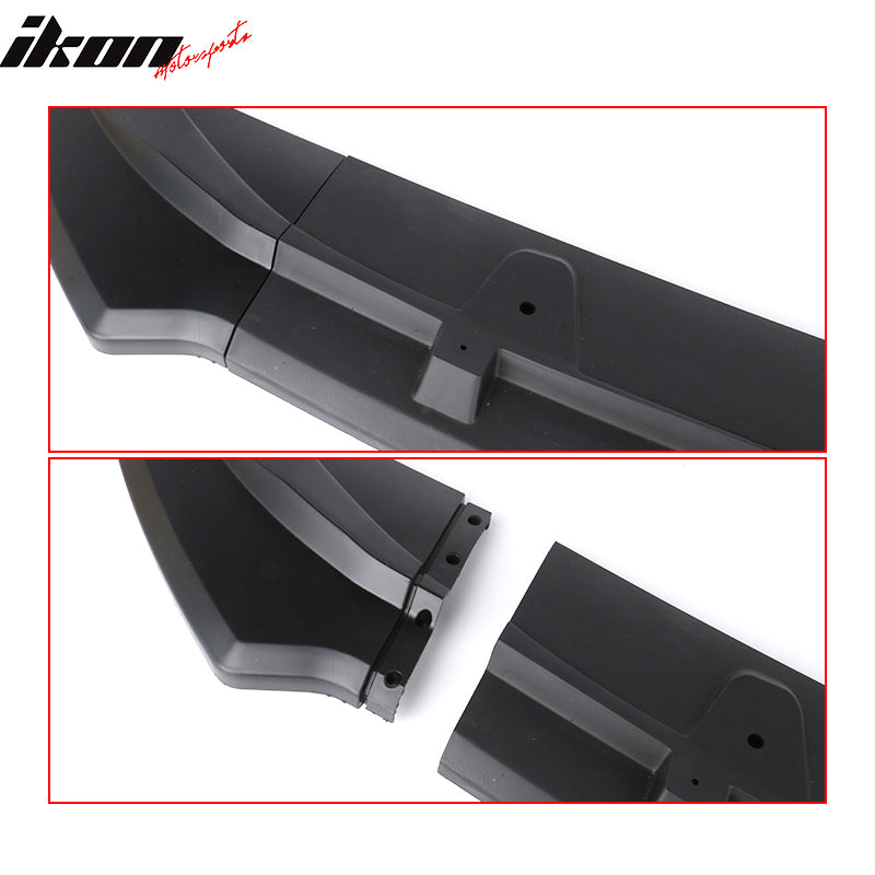 2018-2020 Toyota Camry XLE LE V2 Style Painted Front Bumper Lip PP 3PC