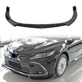 2021-2023 Toyota Camry LE IKON Style Front Bumper Lip Spoiler PP 3PC