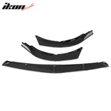 2021-2023 Toyota Camry LE IKON Style Front Bumper Lip Spoiler PP 3PC