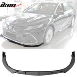 2021-2023 Toyota Camry LE IKON Style Front Bumper Lip Spoiler PP 3PC