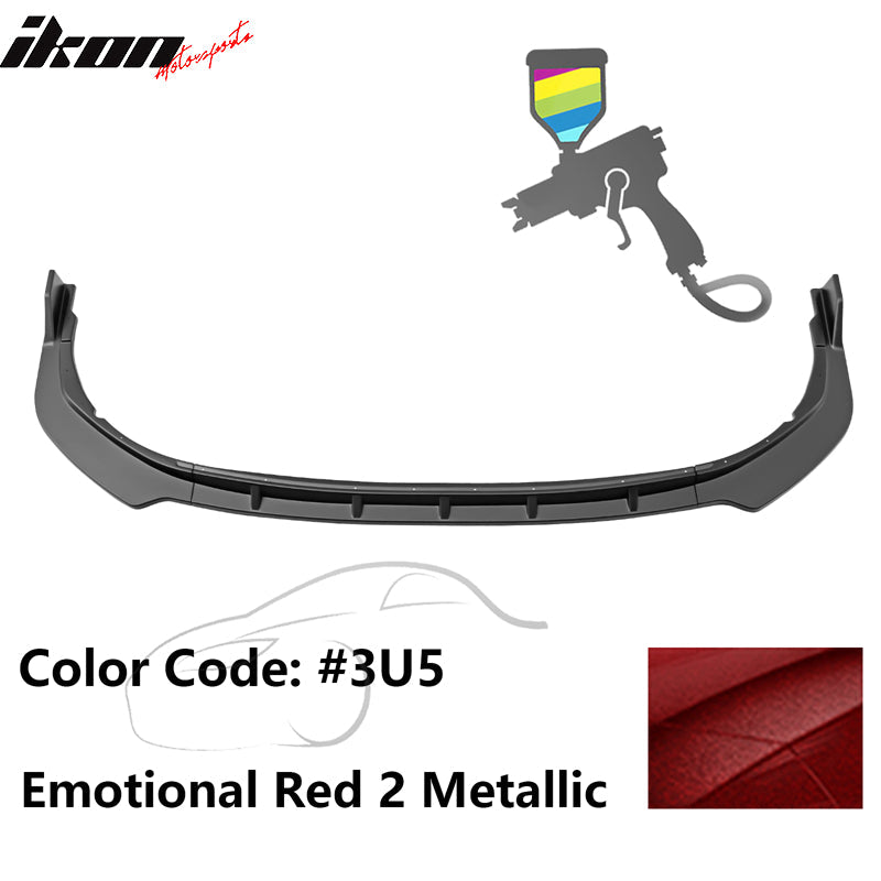 2021-2023 Toyota Camry SE Front Bumper Lip PP 3PC