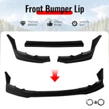 2011-2013 Toyota Corolla T Style Matte Black Front Bumper Lip PP