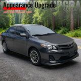 2011-2013 Toyota Corolla T Style Matte Black Front Bumper Lip PP
