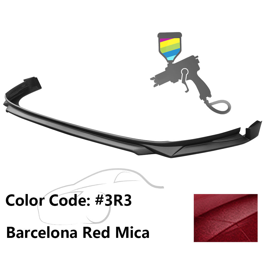 2020-2022 Toyota Corolla Painted Front Bumper Lip Spoiler PP