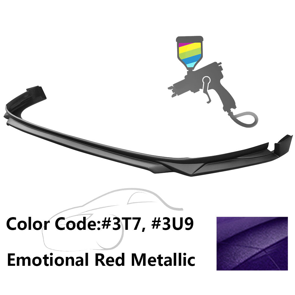 2020-2022 Toyota Corolla Painted Front Bumper Lip Spoiler PP