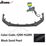 2020-2022 Toyota Corolla SE XSE 4Dr IKON Style Front Bumper Lip PP 3PC