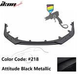 2020-2022 Toyota Corolla SE XSE 4Dr IKON Style Front Bumper Lip PP 3PC