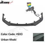 2020-2022 Toyota Corolla SE XSE 4Dr IKON Style Front Bumper Lip PP 3PC