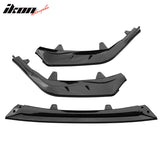 2020-2022 Toyota Corolla SE XSE 4Dr IKON Style Front Bumper Lip PP 3PC
