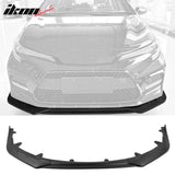 2020-2022 Toyota Corolla SE XSE 4Dr IKON Style Front Bumper Lip PP 3PC