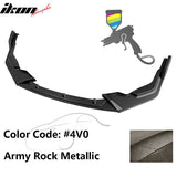 2020-2022 Toyota Corolla SE XSE C Style Front Bumper Lip PP 3PC