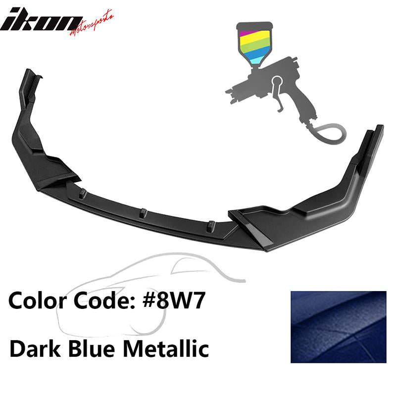 2020-2022 Toyota Corolla SE XSE C Style Front Bumper Lip PP 3PC