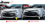 2019-2021 Toyota Corolla Auris 3rd 5-Door Matte Black Front Bumper Lip