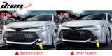 2022-2025 Toyota Corolla Auris 3rd 5-Door Gloss Black Front Bumper Lip