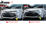 2022-2025 Toyota Corolla Auris 3rd 5-Door Matte Black Front Bumper Lip