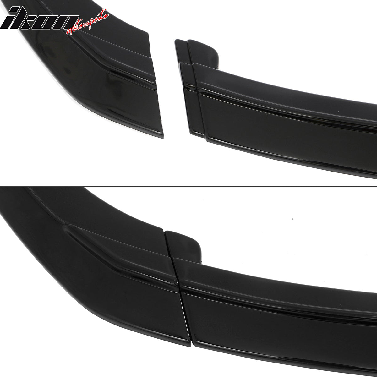 2023-2026 Toyota Prius & Prius Prime AR Style Gloss Black Front Bumper Lip ABS 3PCS