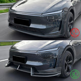 2026 Tesla Model Y Juniper Premium 3PCS Front Lower Bumper Lip Air Dam Chin Spoiler Splitter IKON Style Painted Carbon Fiber Print ABS Plastic